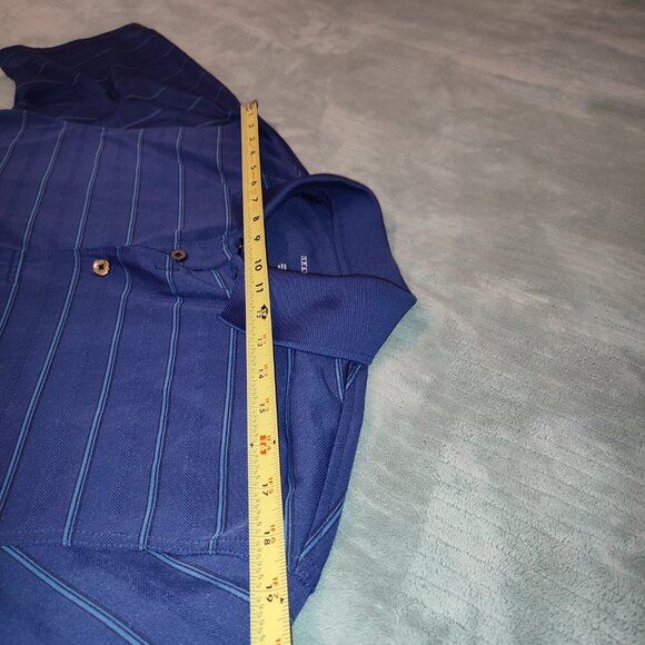Grand Slam Golf T Shirt Tee Golfing Dri Fit Sports Size M Short Sleeve Stripes - Picture 3 of 6